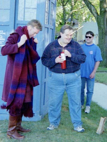 'And for my next trick, I'm gonna shove this flame-thrower up my nose...'